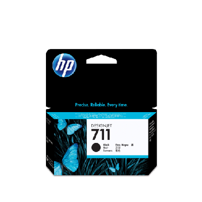 HP 711 cartouche d'encre DesignJet noir, 38 ml HP 711 cartouche d'encre DesignJet noir, 38 ml