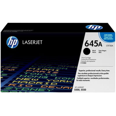 خرطوشة حبر أصلية سوداء HP 645A (C9730A)