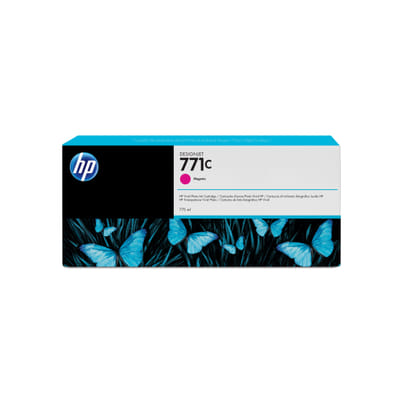 HP 771C DesignJet Magenta Ink Cartridge, 775 ml