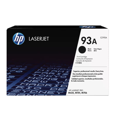 HP 93A تونر ليزر جت أسود أصلي
