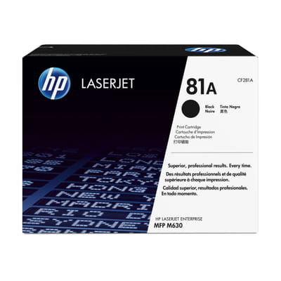 HP 81A حبر ليزر أسود أصلي