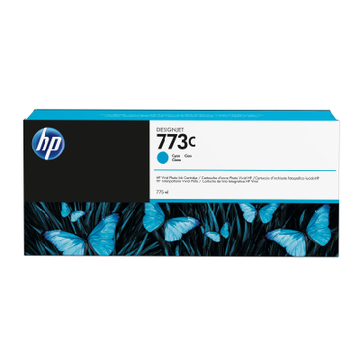 HP Cartouche d'encre DesignJet 773C cyan de 775 ml