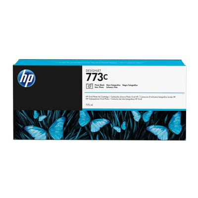HP Cartouche d'encre DesignJet 773C noir photo de 775 ml