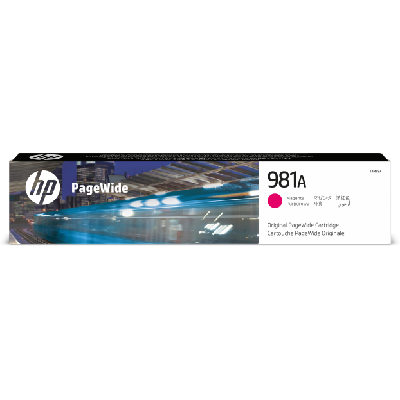 HP 981A cartouche PageWide Magenta authentique HP 981A cartouche PageWide Magenta authentique