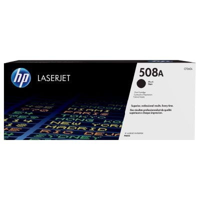 HP 508A toner LaserJet Noir authentique HP 508A toner LaserJet Noir authentique