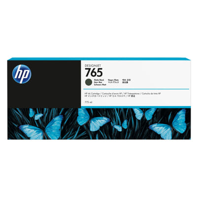 HP خرطوشة حبر سوداء غير لامعة 765 Designjet، 775 مل