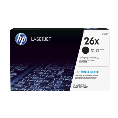 HP 26X toner LaserJet noir grande capacité authentique HP 26X toner LaserJet noir grande capacité authentique
