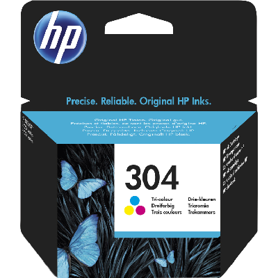 HP 304 cartouche d'encre trois couleurs conçue par