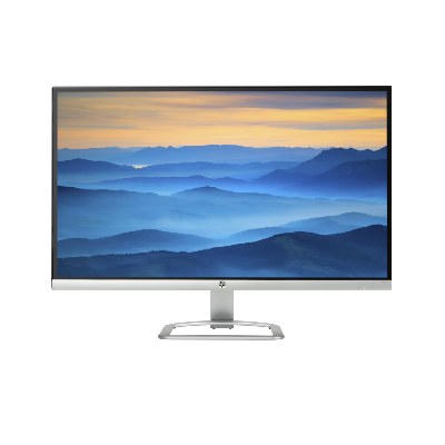 HP 27es 27" Full HD LED Noir, Argent