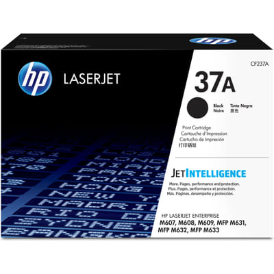 HP authentic black toner cartridge 37A LaserJet