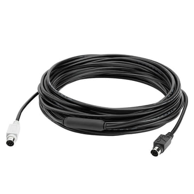 Logitech GROUP 10m Extender Cable PS/2 6-p Mini-DIN Black (939-001487)