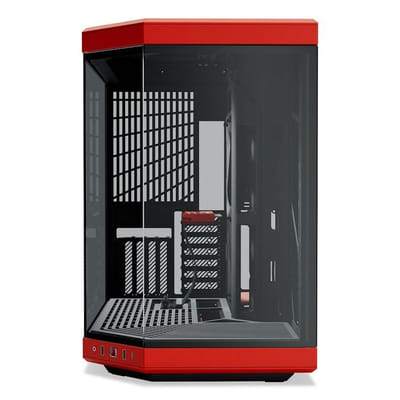 HYTE Y70 Midi Tower Noir, Rouge