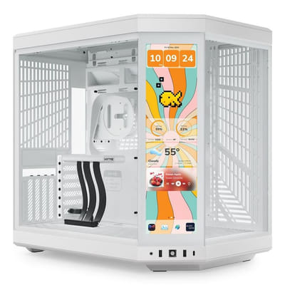 HYTE Y70 Touch Infinite Midi Tower Blanc