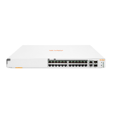 HPE Aruba Instant On 1960 Smart 24G 2XT 2XF PoE+ 370W Switch (JL807A)