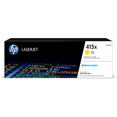 HP 415X Yellow Toner Authentic High Capacity LaserJet (W2032X)