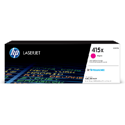 HP 415X Toner magenta LaserJet authentique grande capacité (W2033X)