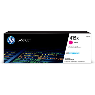 HP 415X Toner magenta LaserJet authentique grande capacité (W2033X)
