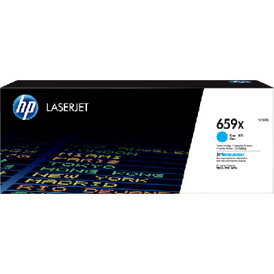 HP LaserJet Toner cyan 659X authentique grande capacité (W2011X)