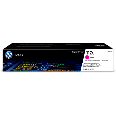HP Cartouche de toner laser authentique 117A, magenta (W2073A)
