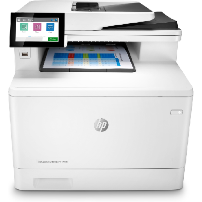 HP Color LaserJet Enterprise Imprimante multifonction couleur LaserJet Enterprise M480f, Couleur, Imprimante pour Entreprises, Impression, copie, scan, fax, Taille compacte; Sécurité renforcée; Impres (3QA55A#B19)