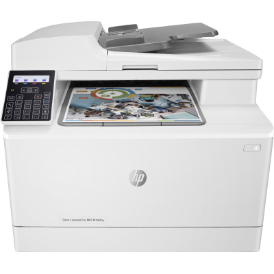 HP Color LaserJet Pro Imprimante multifonction M183fw, Impression, copie, scan, fax, Chargeur automatique de documents de 35 feuilles; Eco-énergétique; Sécurité renforcée; Wi-Fi double bande (7KW56A#B19)