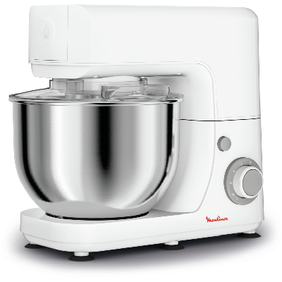Moulinex Impastatrice Masterchef Essential robot de cuisine 800 W 4,8 L Blanc, Gris