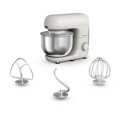 Moulinex QA160110 خلاط 800 واط أبيض، رمادي