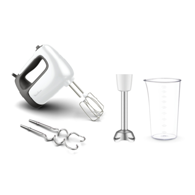 Moulinex HM4621 Batteur à main 500 W Blanc Moulinex HM4621 Batteur à main 500 W Blanc