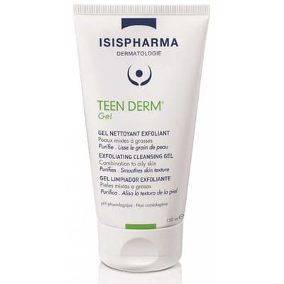 Exfoliating Cleansing Gel Combination to Oily Skin 150ml Teen Derm Isispharma