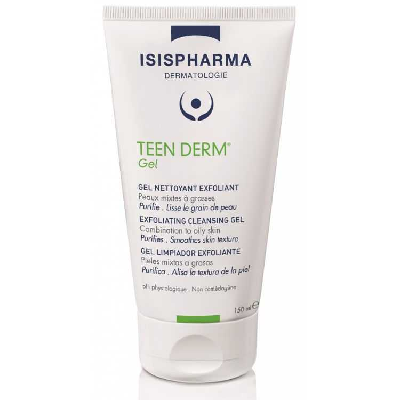 Gel Nettoyant Exfoliant Gel Peaux Mixtes A Grasses 150ml Teen Derm Isispharma