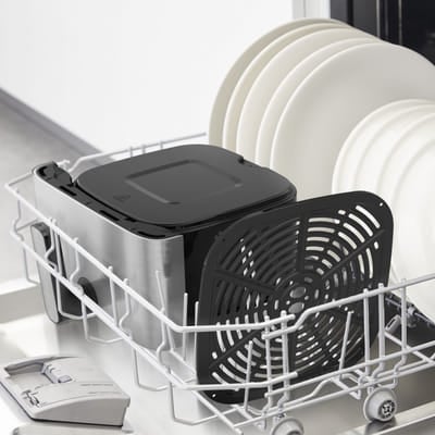Tefal Easy Fry Mega EY855D10 fryer Unique 7.5 L Autonomous 2020 W Air Fryer Black, Stainless Steel