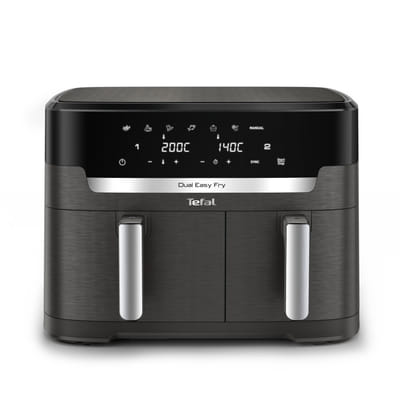 Tefal Easy Fry Dual XXL EY942HE0 friteuse Double 11 L Autonome 2020 W Friteuse d’air chaud Gris