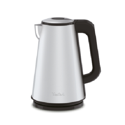 Tefal KI820D10 bouilloire 1,5 L 1800 W Noir, Acier inoxydable