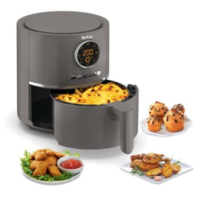 Tefal Ultra Fry Digital EY111B15 قلاية فريدة 4.2 ل 1400 واط قلاية هواء ساخن رمادي