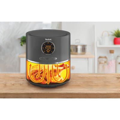 Tefal Ultra Fry Digital EY111B15 قلاية فريدة 4.2 ل 1400 واط قلاية هواء ساخن رمادي