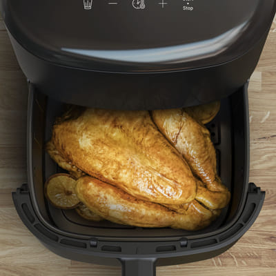 قلاية Tefal Easy Fry Max EY245810 فريدة 5 لتر مستقلة 1500 واط قلاية هوائية سوداء
