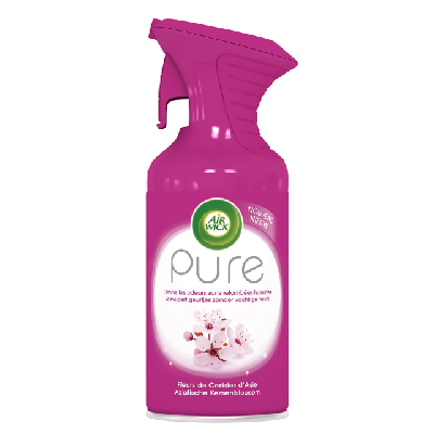 Air Wick Pure Pulvérisateur de rafraichissement d'air Rose Cerise, Fleur 250 ml Air Wick Pure Pulvérisateur de rafraichissement d'air Rose Cerise, Fleur 250 ml
