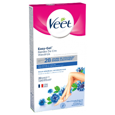 Bandes De Cire Corps Et Jambes X20 Peaux Sensibles Veet Bandes De Cire Corps Et Jambes X20 Peaux Sensibles Veet