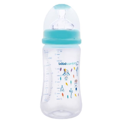 Bebe Confort – Biberon Maternity 270 ml – Indians Bleu (0-12M +) Bebe Confort – Biberon Maternity 270 ml – Indians Bleu (0-12M +)