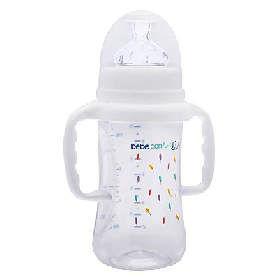 Bebe Confort – Biberon Maternity avec poignées 270 ml – Indians Blanc (6-24M +) Bebe Confort – Biberon Maternity avec poignées 270 ml – Indians Blanc (6-24M +)