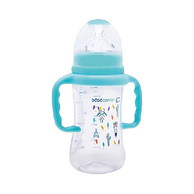 Bebe Confort – Biberon Maternity avec poignées 270 ml – Indians Bleu (6-24M +) Bebe Confort – Biberon Maternity avec poignées 270 ml – Indians Bleu (6-24M +)