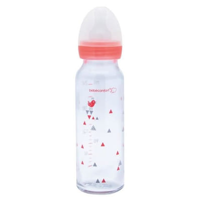 Bebe Confort – Glass Bottle 240 ml – Sport (0-12M +)