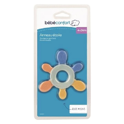 Bebe Confort – Anneau de dentition bi-matière – étoile (4-24M +)