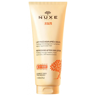 Lait Fraicheur Apres-soleil 200ml Sun Visage Et Corps Nuxe
