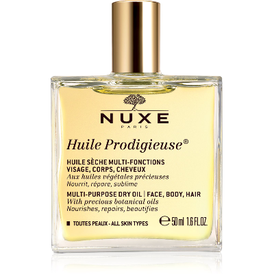 Huile Seche Multi-fonctions 50ml Huile Prodigieuse Visage Corps Et Cheveux Nuxe
