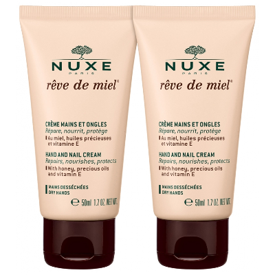 Creme Mains Et Ongles 2x50 ml Reve De Miel Nuxe