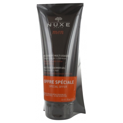Gel Douche Corps Et Cheveux 2x200ml Men Nuxe