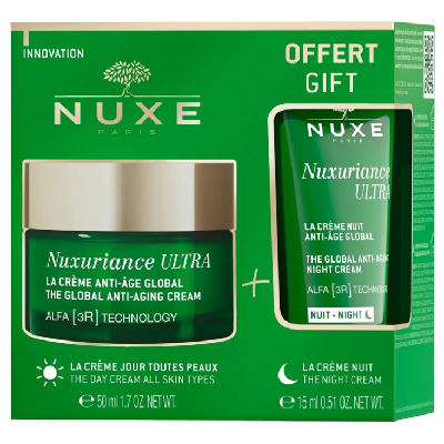 Nuxe Nuxuriance Ultra La Crème Anti-Âge Global 50 ml + La Crème Nuit Anti-Âge Global 15 ml Offerte Nuxe Nuxuriance Ultra La Crème Anti-Âge Global 50 ml + La Crème Nuit Anti-Âge Global 15 ml Offerte