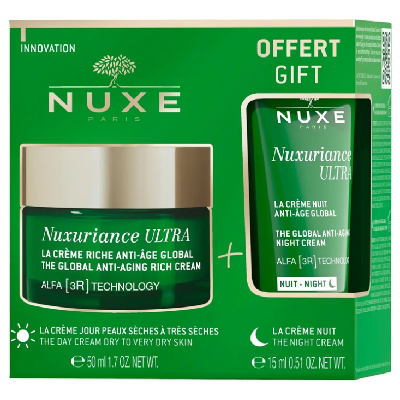 Nuxe Nuxuriance Ultra La Crème Riche Anti-Âge Global 50 ml + La Crème Nuit Anti-Âge Global 15 ml Offerte