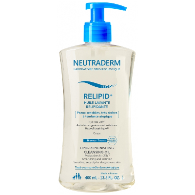 Neutraderm Relipid+ Huile Lavante Relipidante 400 ml
